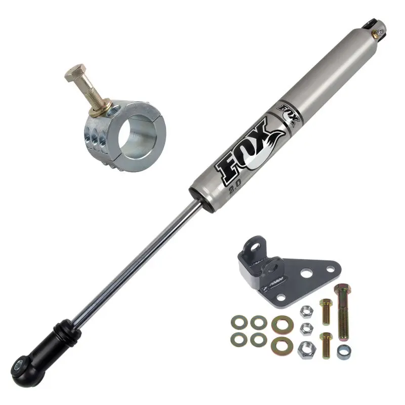 Synergy 07-18 Jeep Wrangler JK JKU Fox Steering Stabilizer Relocation Bracket Synergy Mfg