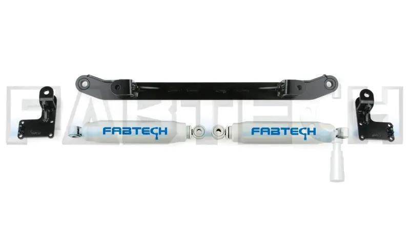 Fabtech 01-10 GM 2500HD/3500HD Dual Performance Steering Stabilizer Kit 2WD/4WD