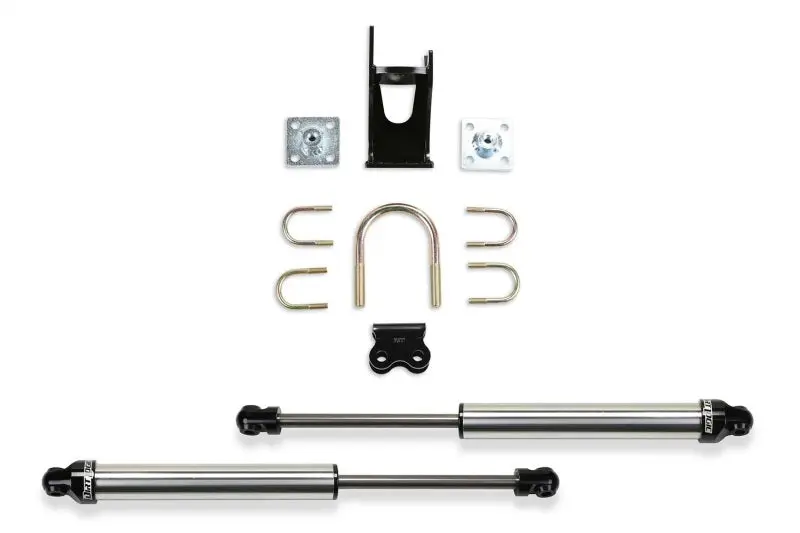 Fabtech 05-21 Ford F250 F350 4WD Dual Steering Stabilizer System DL 2.25 Shocks - Heavy Duty