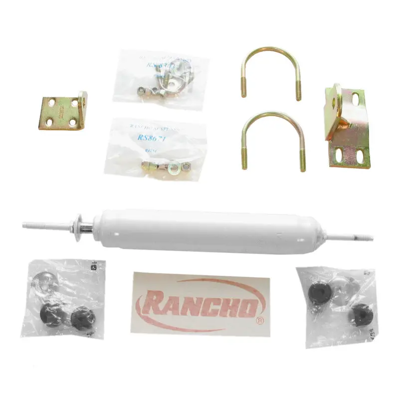 Rancho 63-69 Jeep Gladiator Front Steering Stabilizer Kit Improved Handling