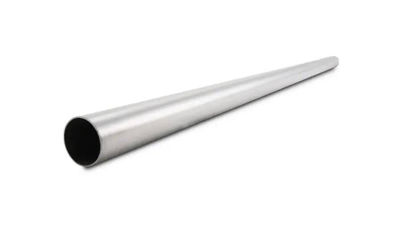 Vibrant 2.75in OD T304 Stainless Steel Straight Tubing 5ft Length Exhaust Systems