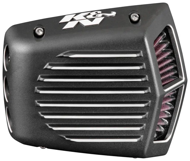 K&N Street Metal Intake System Shaker Black 01-16 Harley Softail Dyna K&N Engineering