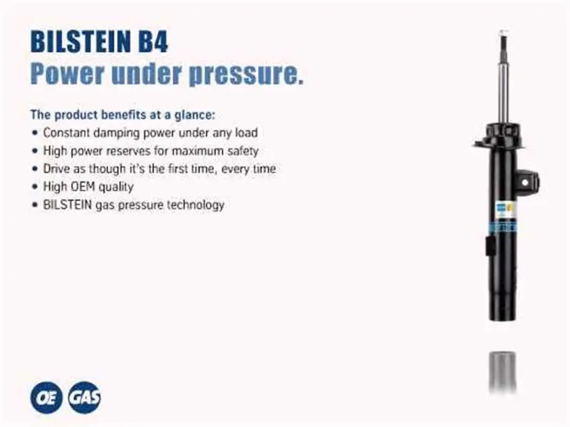 Bilstein B4 OE Replacement Front DampTronic Suspension Strut Assembly 2012-2016 Porsche 911 Carrera