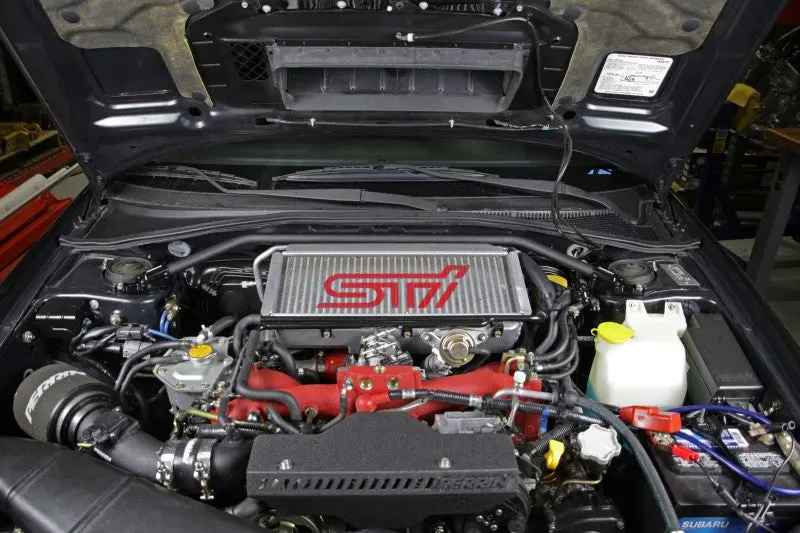 Perrin 02-07 Subaru Impreza WRX STI RS 2.5i 04-08 Forester Front Strut Brace Black Perrin Performance