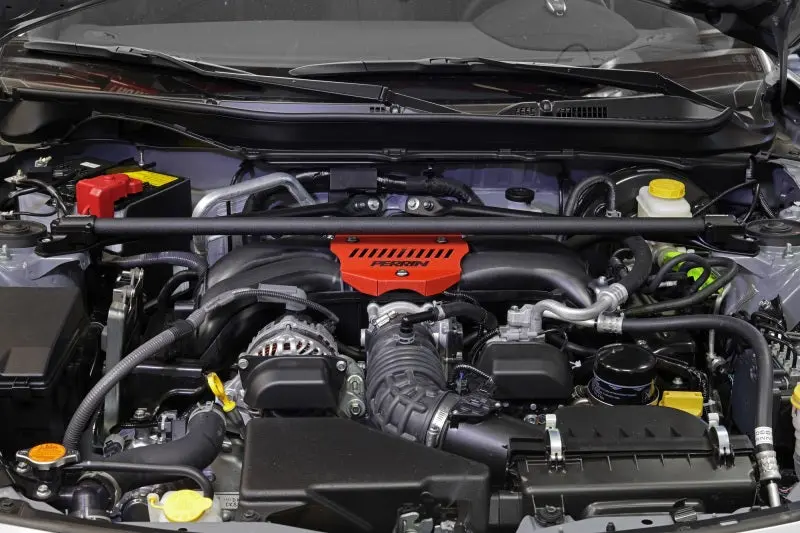 Perrin 2013+ BRZ FR-S 86 GR86 Strut Brace Black Wrinkle Finish Performance Part Perrin Performance