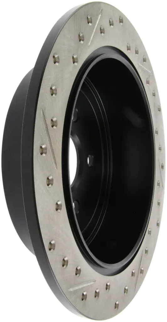StopTech 08-10 Impreza WRX Exc STi 08-10 Impreza Coupe Sedan Slotted Drilled Left Rear Rotor