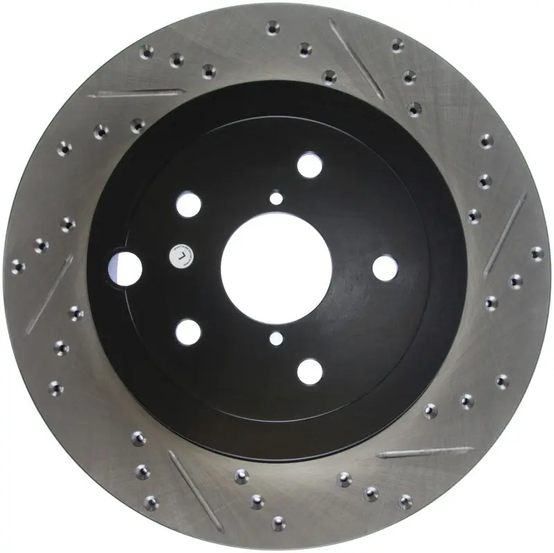 StopTech 08+ Subaru STI Will Not Fit 05-07 Slotted Drilled Sport Brake Rotor