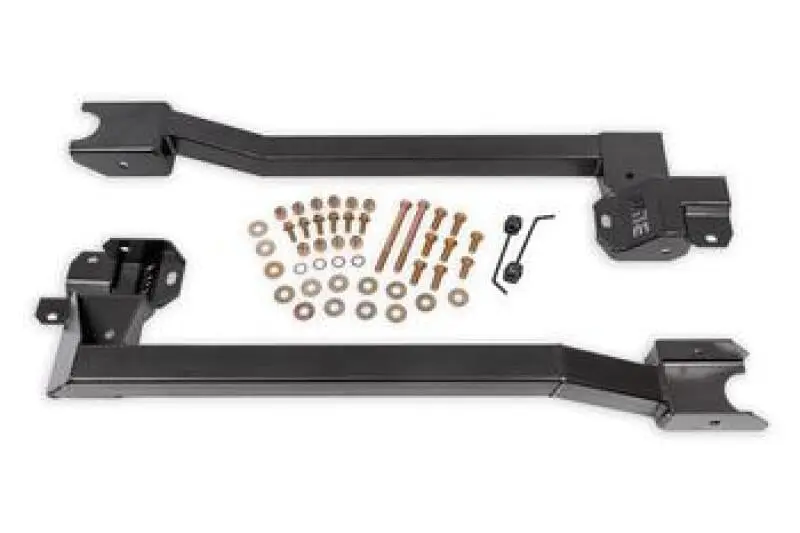 BMR 74-81 GM 2nd Gen F-Body Bolt-On Subframe Connectors Black Hammertone BMR Suspension
