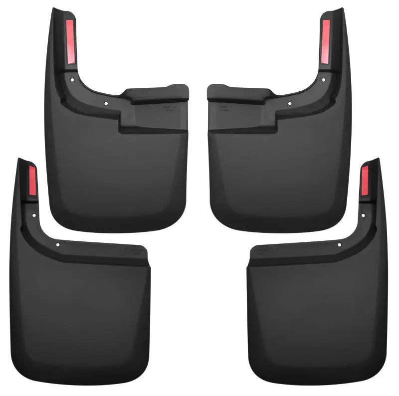 Husky Liners Custom Molded Front Rear Mud Guards 2017 Ford F-250 F350 Super Duty