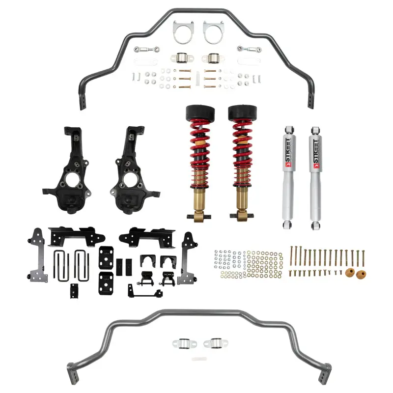 Belltech Lowering Kit 2019+ GM Silverado & Sierra 1500 2WD All Cabs - 2-5in Front & 6in Rear