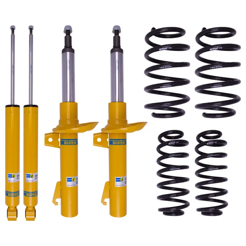 Bilstein B12 Suspension Kit 15-16 Audi A3 Quattro Premium Plus Prestige L4 2.0L Front and Rear