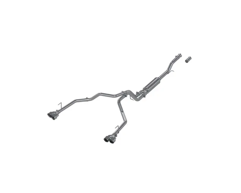 MBRP 21-24 Chevrolet Suburban XL 5.3L 3in Aluminized 2.5in Dual Split Carbon Fiber Cat-back Exhaust