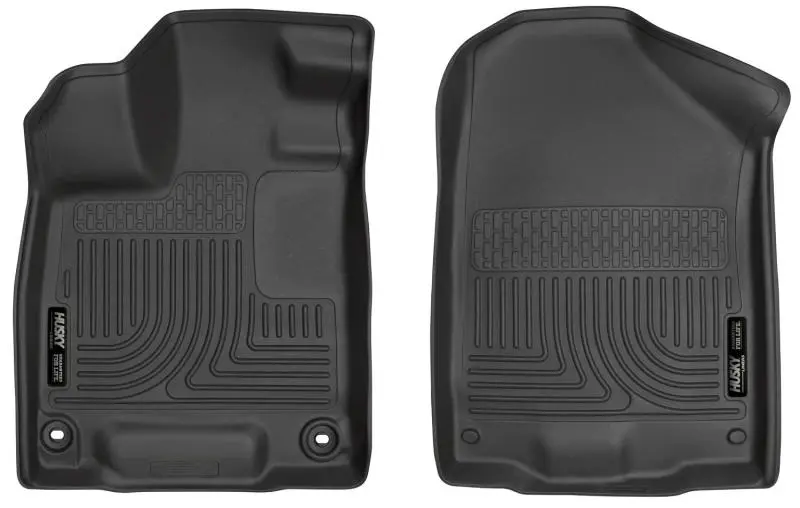 Husky Liners 2016 Honda Pilot WeatherBeater Front Black Floor Liners - Durable SUV Protection