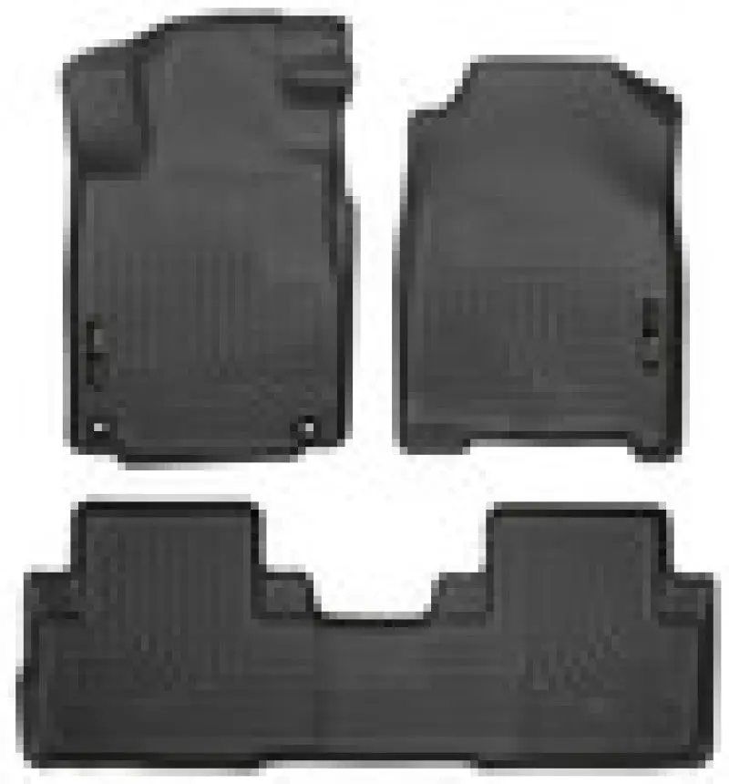 Husky Liners WeatherBeater Black Floor Liners Combo Set 2016 Honda CR-V