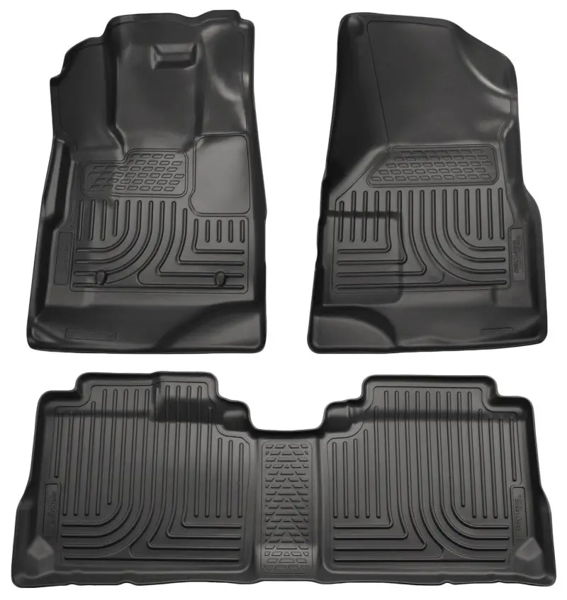 Husky Liners WeatherBeater Combo Black Floor Liners 09-12 Ford Escape Mazda Tribute Base Hybrid