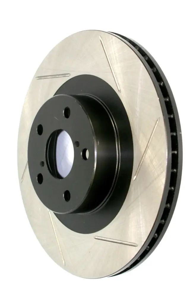 StopTech Sport Slotted Front Left Brake Rotor 16-20 Audi Q7 Performance Upgrade