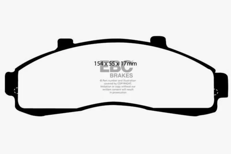 EBC 95-01 Ford Explorer 4.0 2WD Ultimax2 Front Brake Pads Heavy Duty