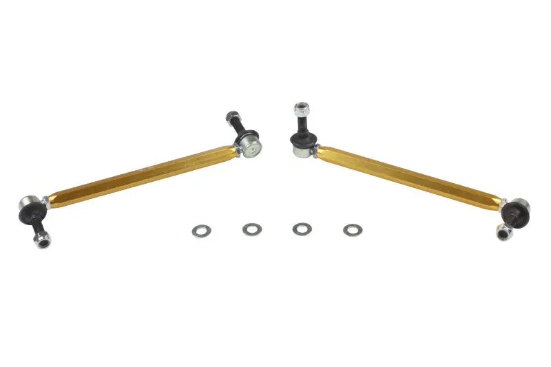 Whiteline 05-10 Chevy Cobalt 6/09+ Cruze 06-11 HHR Front Sway Bar Link Assembly Heavy Duty Adjustable Steel Ball