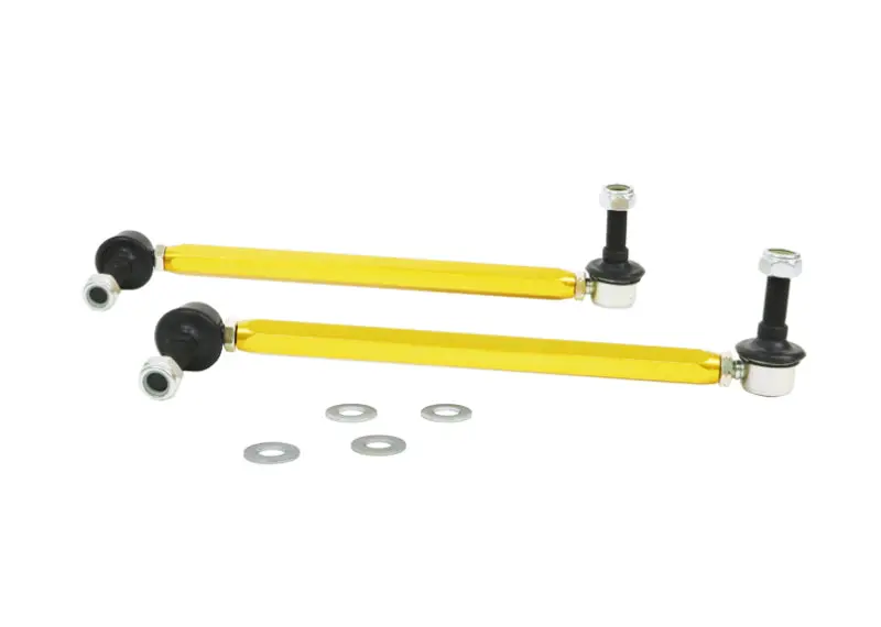 Whiteline Front Sway Bar Link Assembly Heavy Duty Adjustable Steel Ball 18-19 Kia Stinger