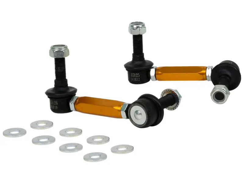 Whiteline Universal Heavy Duty Adjustable Steel Ball Sway Bar Link Assembly 115mm Size