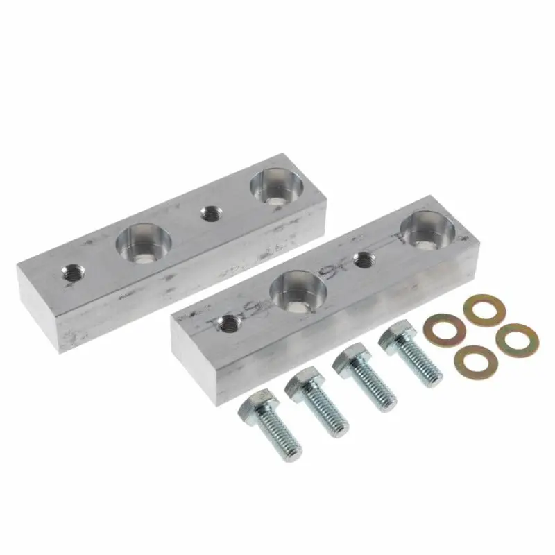 Synergy 07-18 Jeep Wrangler JK/JKU Rear Sway Bar Drop Bracket Kit 1.0in Billet Alum Synergy Mfg