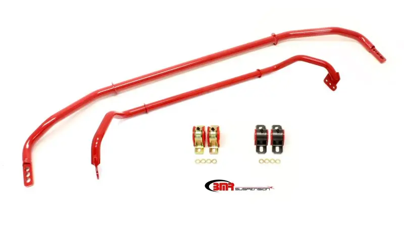 BMR 2012 5th Gen Camaro Front & Rear Sway Bar Kit Bushings - Red BMR Suspension