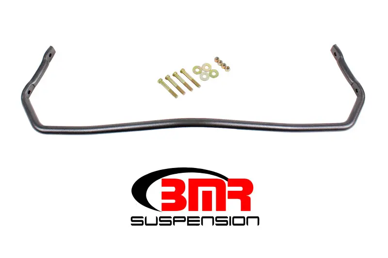 BMR 78-87 G-Body Rear Solid 1.0in Sway Bar Kit Black Hammertone BMR Suspension