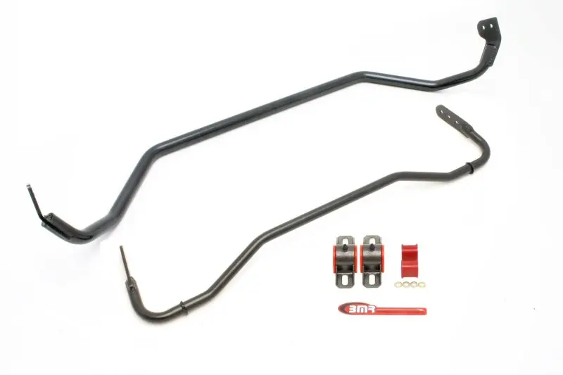 BMR Black Hammertone Front & Rear Sway Bar Kit Bushings 08-09 Pontiac G8 BMR Suspension