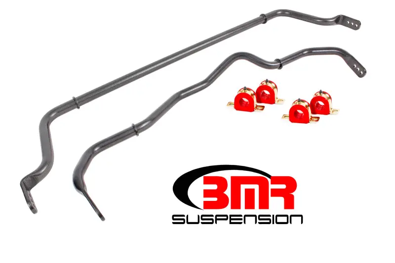 BMR Sway Bar Kit Bushings Black Hammertone 2016-2018 Chevy Camaro BMR Suspension