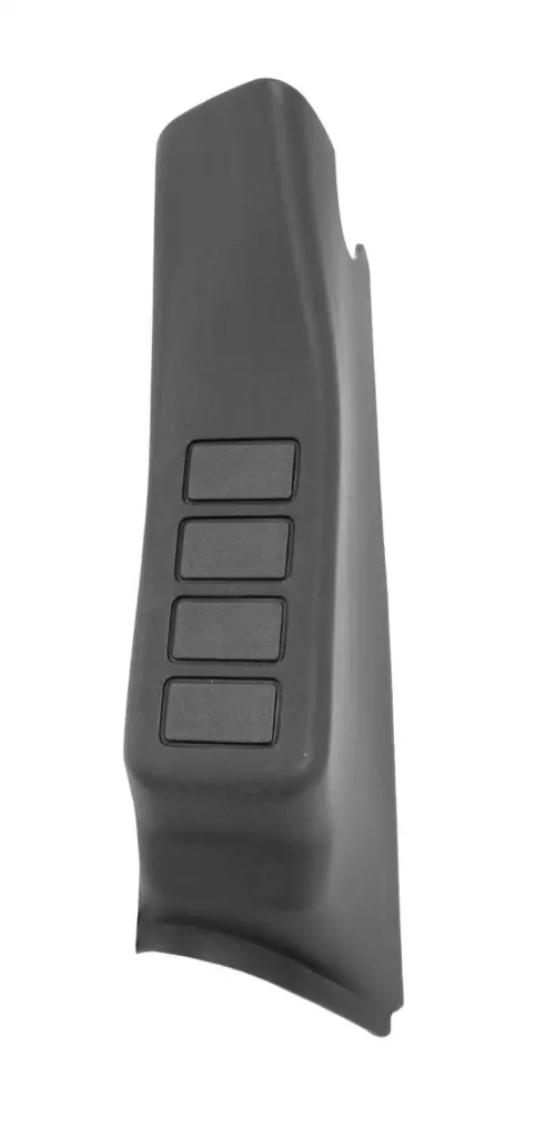 Rugged Ridge -Pillar 4 Switch Pod Black 07-10 Jeep Wrangler JK LHD
