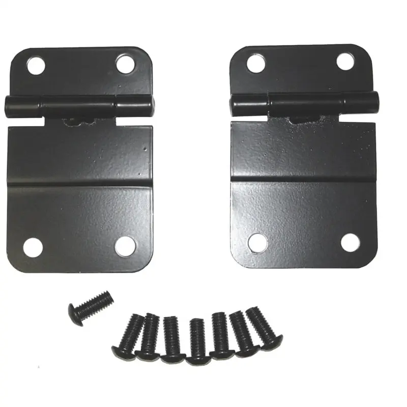 Rugged Ridge Black Lower Tailgate Hinge Set 76-86 Jeep CJ