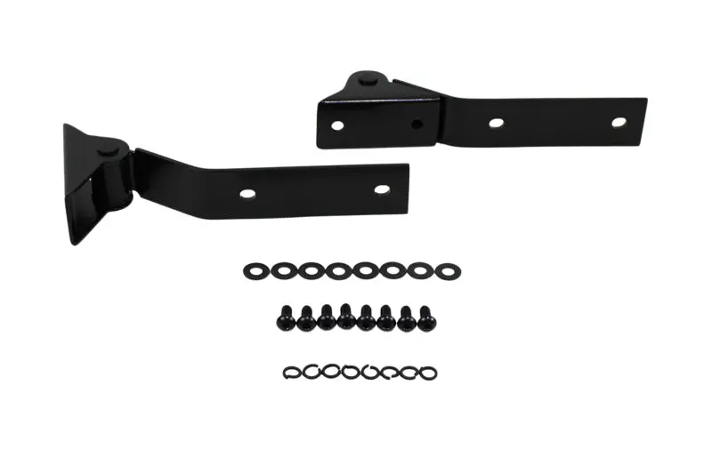 Kentrol 87-95 Jeep Wrangler YJ Tailgate Hinge Pair Powdercoat Black