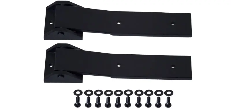 Kentrol 07-18 Jeep Wrangler JK Tailgate Hinge Pair Textured Black