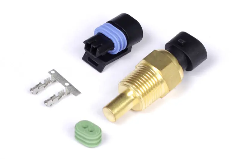 Haltech Coolant Temp Sensor 3/8 NPT 18 TPI Delphi Plug and Pins