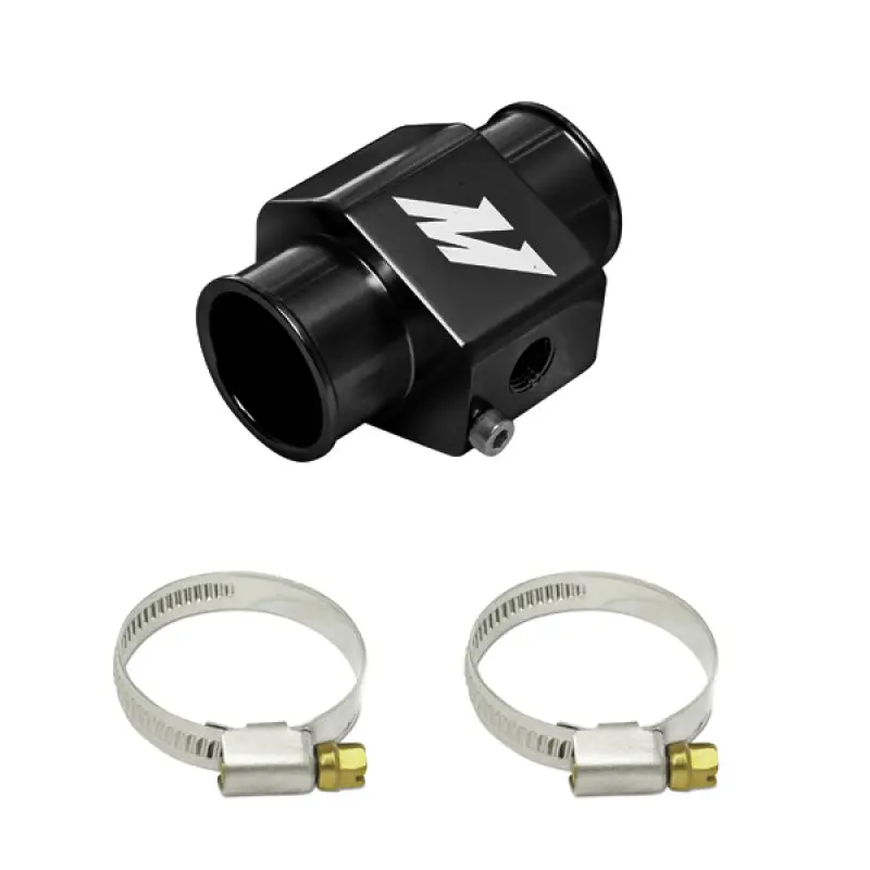 Mishimoto 30mm Black Water Temperature Sensor Adapter Precision Cooling