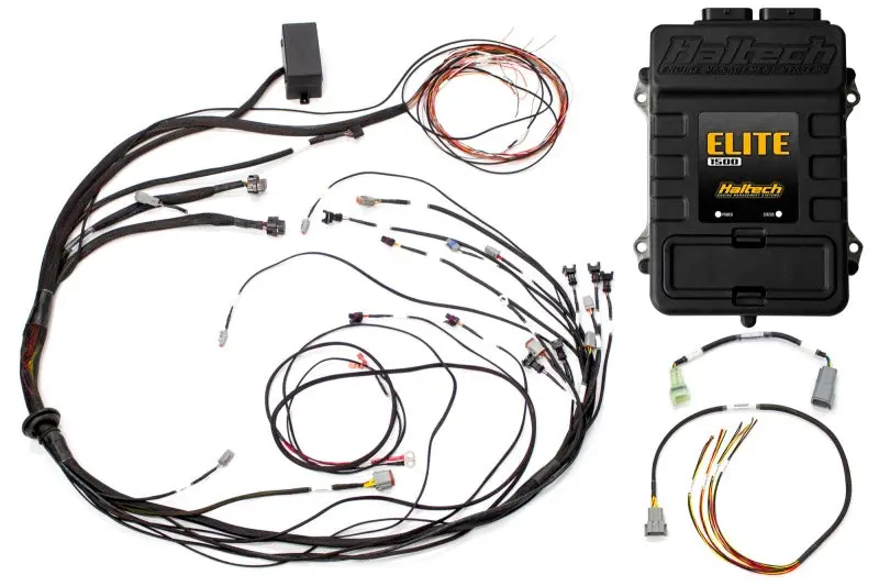 Haltech Elite 1500 Terminated Harness ECU Kit Square EV1 Injector Connectors