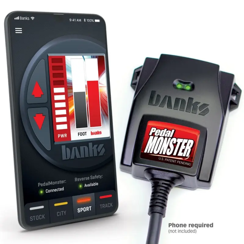 Banks Power Pedal Monster Throttle Sensitivity Booster Stand-Alone w/Phone App