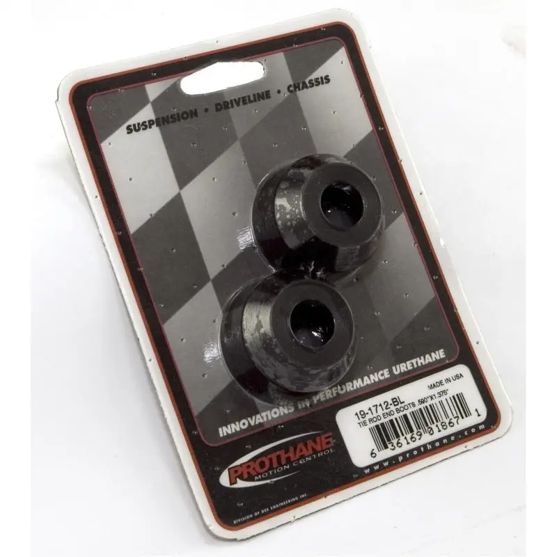 Rugged Ridge Tie Rod End Dust Boots Black 46-06 Willys and Jeep Models