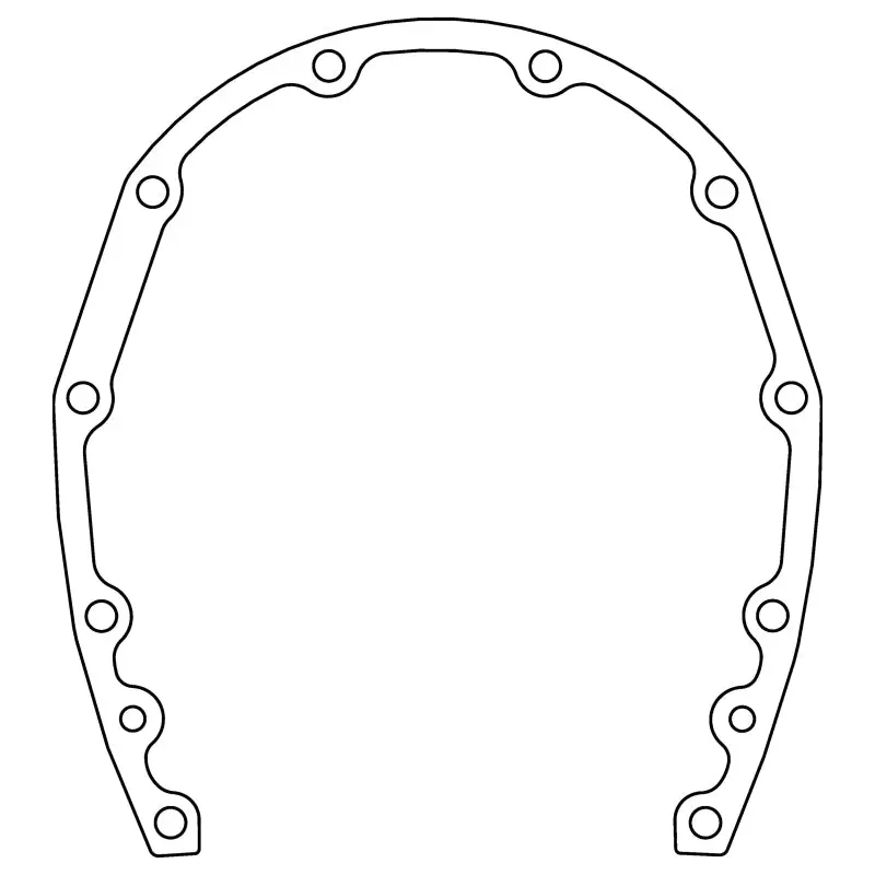 Cometic Chevy Gen-1 Small Block V8 Timing Cover Gasket 031in Fiber 10 Pack Cometic Gasket