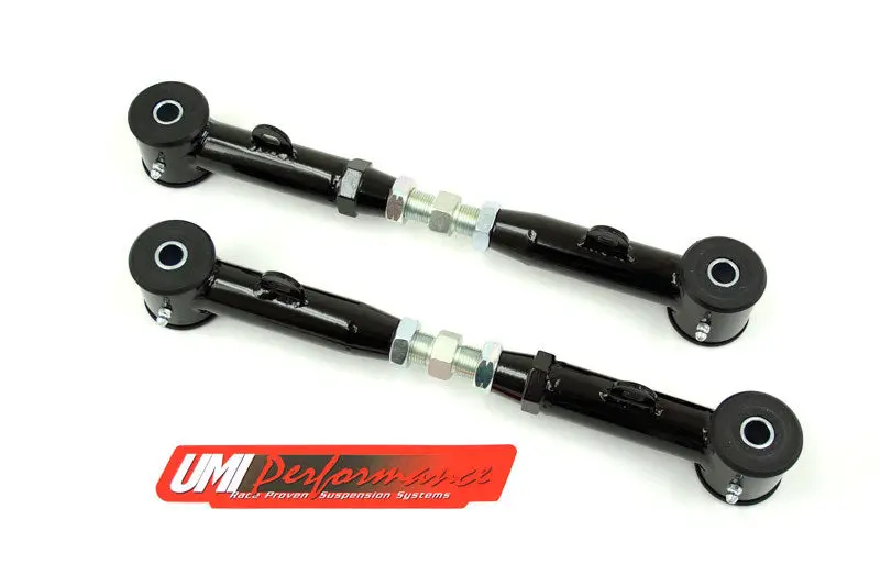UMI Performance 08-09 Pontiac G8 10-14 Camaro Adjustable Toe Rods Poly Bushings