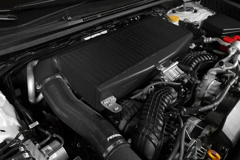 Perrin 22-23 Subaru WRX Black Top Mount Intercooler TMIC Performance Upgrade Perrin Performance
