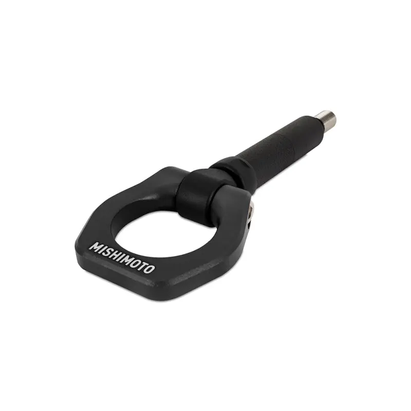 Mishimoto 02-07 Subaru WRX STI Black Front Tow Hook - Durable Racing Accessory