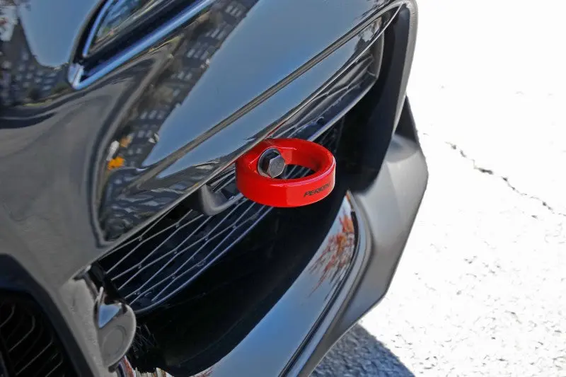 Perrin 2020 Toyota Supra Tow Hook Kit Front Red Perrin Performance