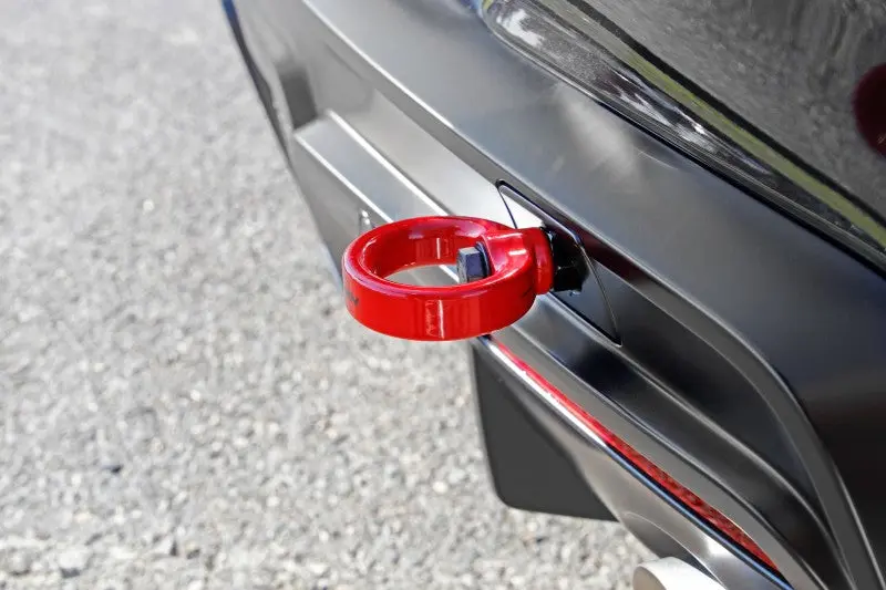 Perrin 2020 Toyota Supra Tow Hook Kit Rear Red Perrin Performance