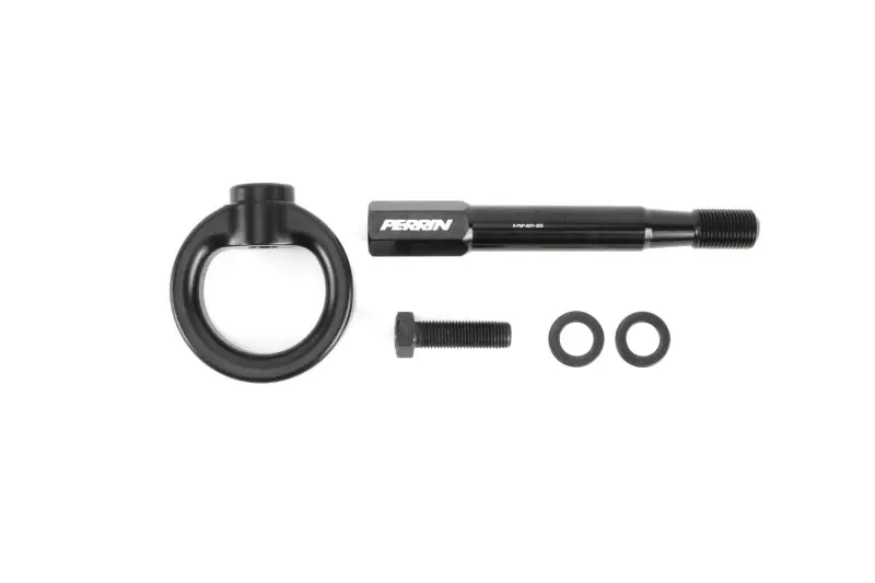 Perrin 2022 BRZ GR86 Front Tow Hook Kit Black Perrin Performance