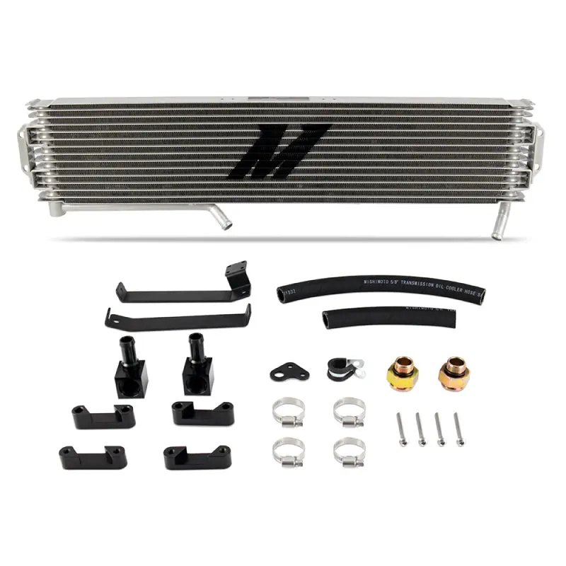 Mishimoto 15-16 GM 6.6L Duramax LML Silver Transmission Cooler Enhanced Cooling