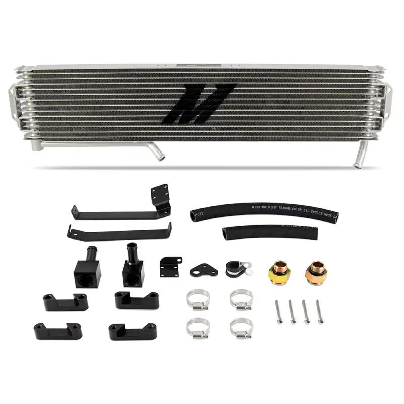 Mishimoto 17-19 GM 6.6L Duramax L5P Silver Transmission Cooler Performance Upgrade