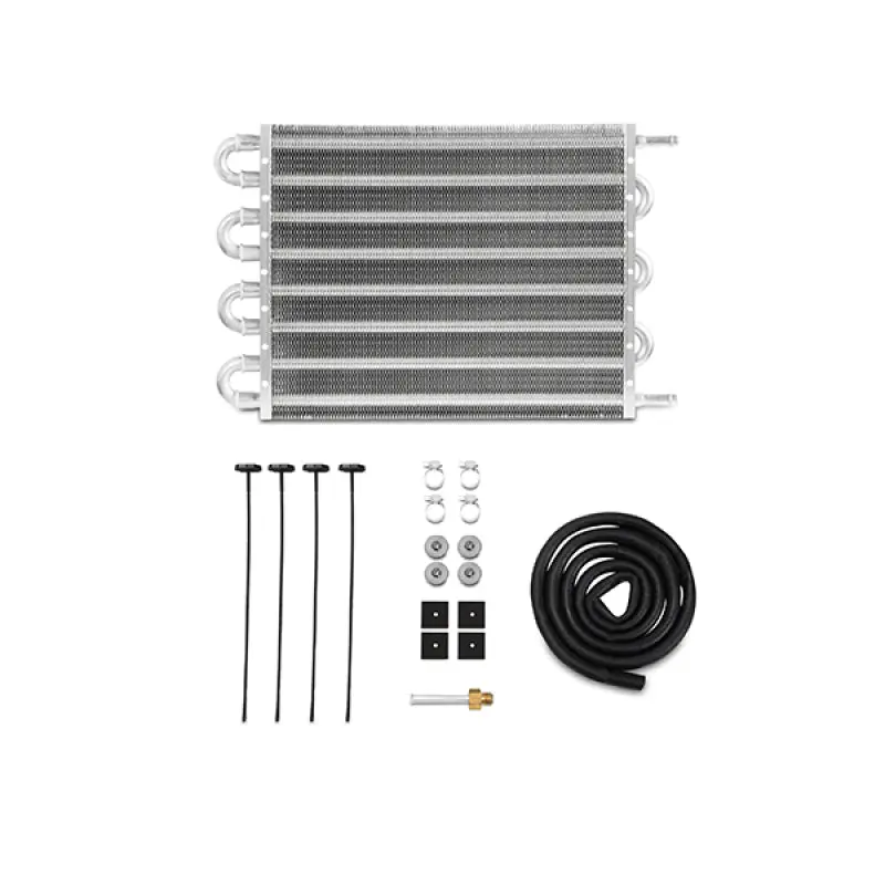 Mishimoto Universal Transmission Fluid Cooler 12x10x0.75 Inches Compact High Performance