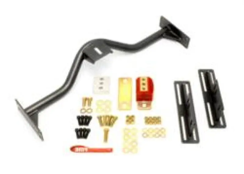 BMR 67-69 1st Gen F-Body Transmission Conversion Crossmember TH350 PG 700R4 4L60E Black Hammertone BMR Suspension