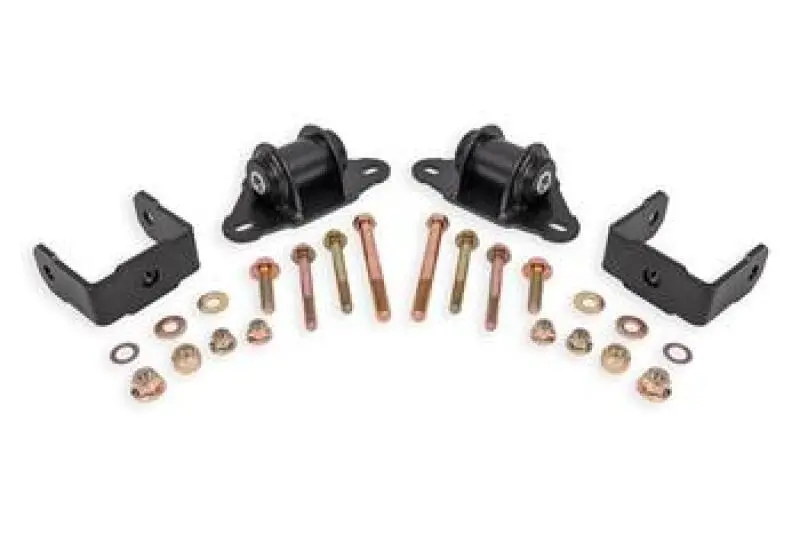 BMR 14-19 Chevrolet Corvette Transmission Differential Mount Black Hammertone Improved Drivetrain BMR Suspension